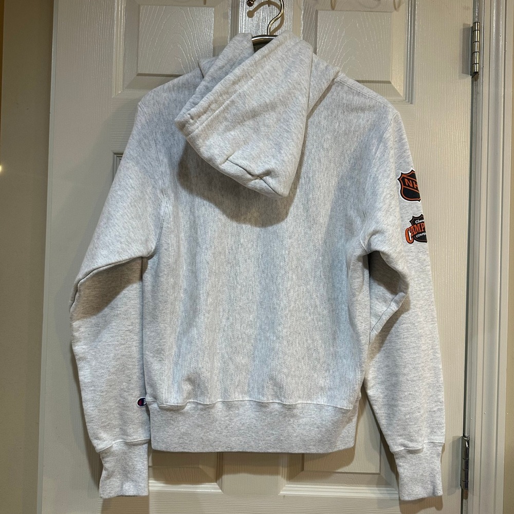 Champion Reverse Weave St Louis Blues NHL Hoodie Grey Small Campbell Conference - Picture 2 of 8